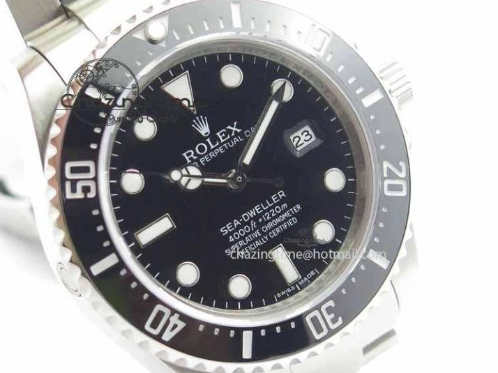 MiroTime 0322 Timeless Sea-Dweller 116600 Black Ceramic BP Maker Best Edition On SS Bracelet SA 3680